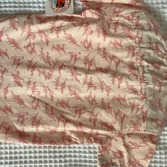Dinosaur Print Button-Up Shirt - Picture 2 of 2